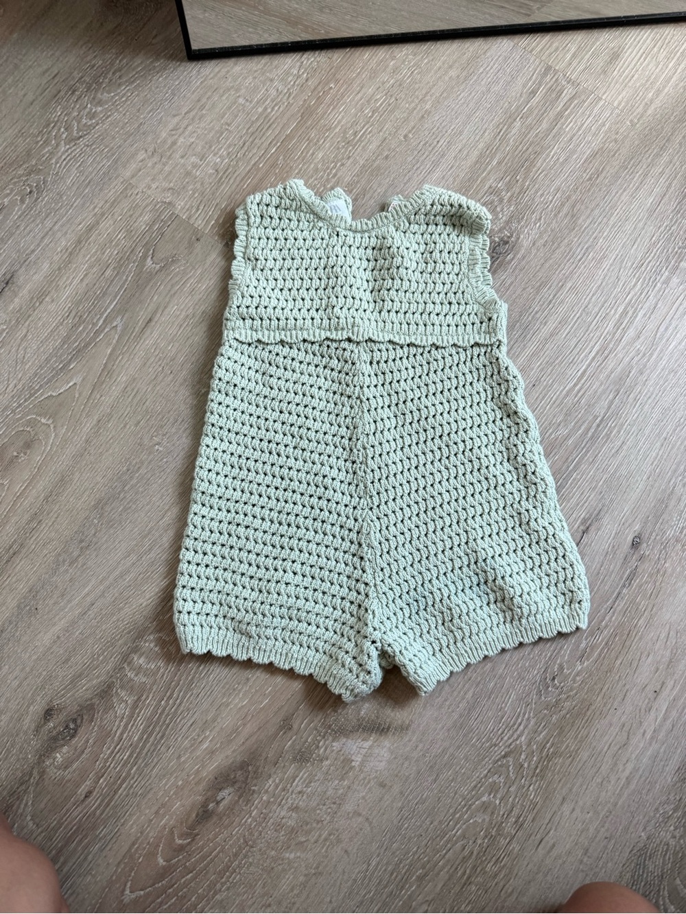 Zara Mint Green Crochet Knit One-Piece